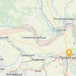 Посуточно 2-х комн. евроквартира в центре Луганска на карті
